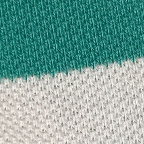 Brooks Brothers teal and white striped short sleeve polo shirt size L - Picture 14 of 16